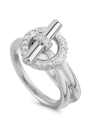 Hermès Pre-Owned Echappee diamond ring - Silver