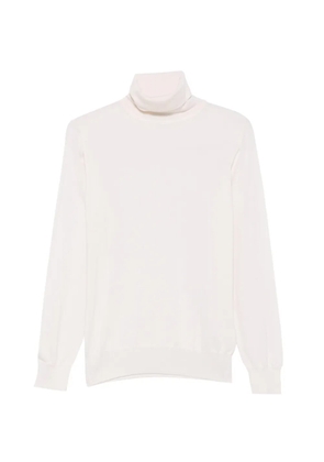 SERGIO MORETTI FIRENZE roll-neck long-sleeve sweater - Neutrals