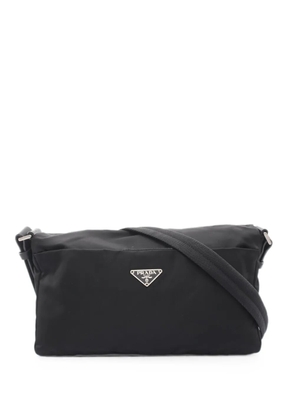 Prada Pre-Owned 00s triangle-logo shoulder bag - Black
