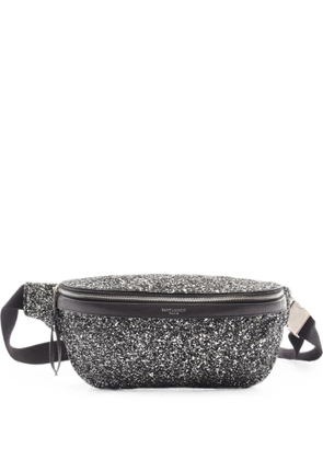 Saint Laurent Pre-Owned 2000s sequin-embellished belt bag - Black