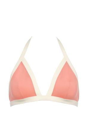 ERES Stapelia contrast-trim bandeau bikini top - Pink
