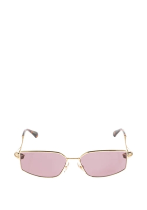 ETRO geometric-frame sunglasses - Gold