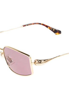ETRO geometric-frame sunglasses - Gold