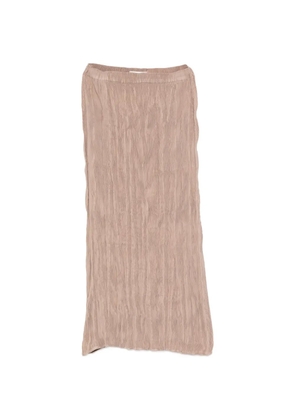 Gongdid Design crinkled elasticated-waist skirt - Neutrals