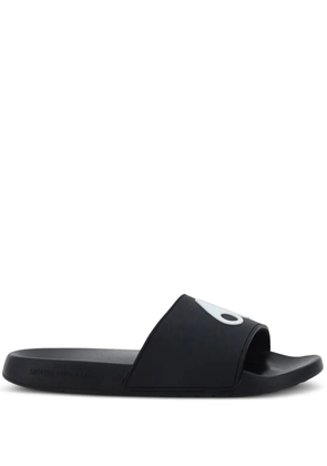 Moose Knuckles Logo Icon Sport slides - Black