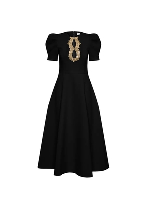 Rebecca Vallance Alexandrite midi dress - Black