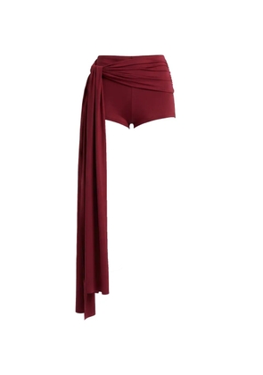 AXEL 113 Tiana draped mini shorts - Red