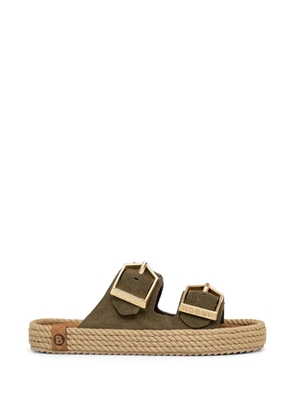 BOHONOMAD Sydney buckle-fastening rope-sole espadrilles - Green