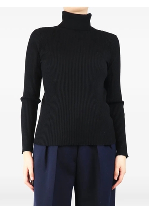 Paule Ka ribbed roll-neck sweater - Black