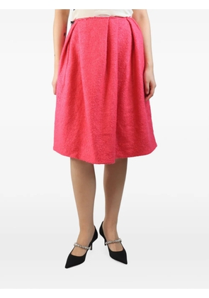 Marni Pre-Owned pleated wool-blend skirt - Pink
