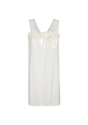 Maison Margiela slip spaghetti-strap mini dress - White