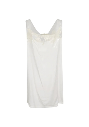 Maison Margiela slip spaghetti-strap mini dress - White