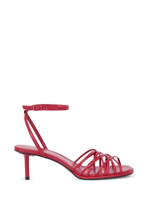 POTAMY strappy cage sandals - Red
