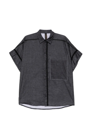 Giovanni Cavagna button-up short-sleeve shirt - Grey