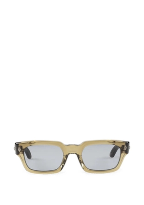 Chrome Hearts Miscellanus rectangle-frame sunglasses - Green