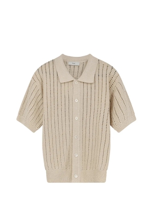 DUNST cotton cardigan - Neutrals