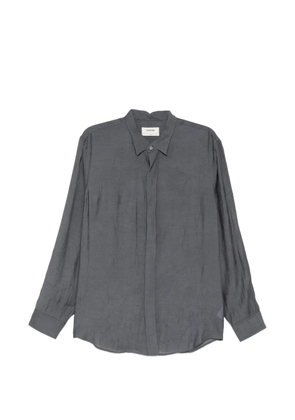 System concealed-button shirt - Grey