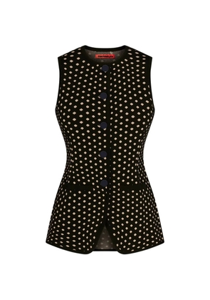 Simon Miller Del Mar polka-dot vest - Black