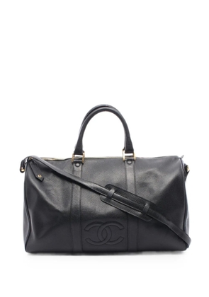 CHANEL Pre-Owned 1996-1997 Coco Mark Boston luggage bag - Black