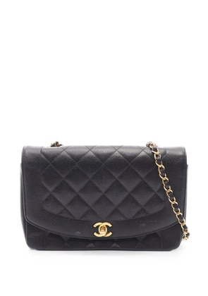 CHANEL Pre-Owned 1994-1996 Diana flap shoulder bag - Black