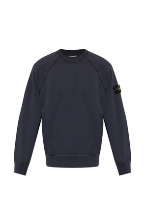 Stone Island logo-patch sweatshirt - Blue