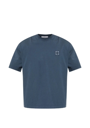 Stone Island logo-patch T-shirt - Blue