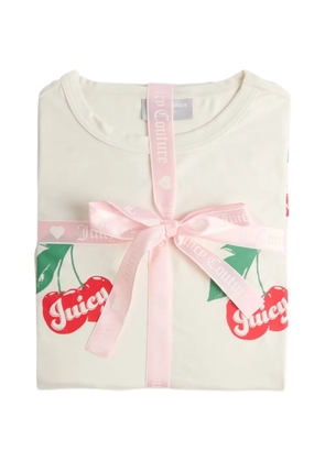 Juicy Couture cherry-print pajama set - White