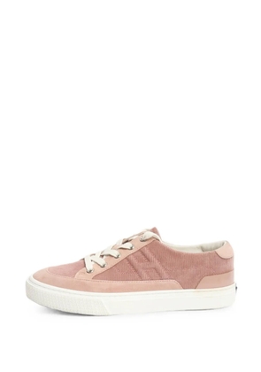 Hermès Pre-Owned H corduroy sneakers - Pink