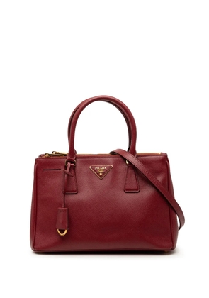 Prada Pre-Owned 2000-2026 Small Saffiano Lux Galleria Double Zip satchel - Red