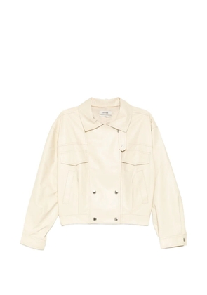 System coated bomber jacket - Neutrals