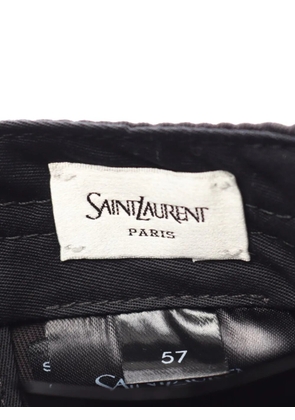 Saint Laurent Pre-Owned 2020s Y Varsity baseball cap - Black