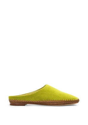 Simon Miller Riad whipstitch-trim mules - Green