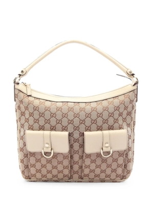 Gucci Pre-Owned 2000s Abby GG canvas shoulder bag - Neutrals