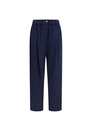 Brunello Cucinelli stretch-wool tailored trousers - Blue