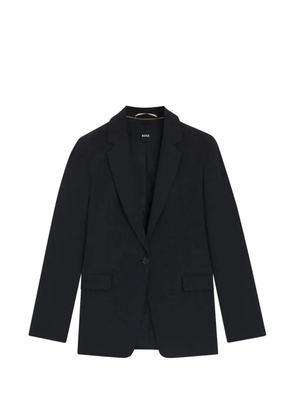 BOSS single-breasted notched-lapels jacket - Blue