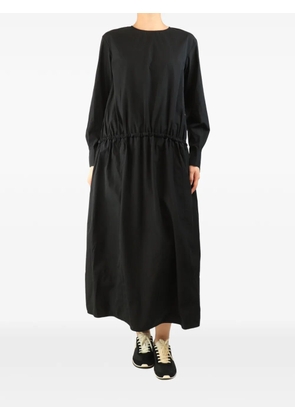 Marni Pre-Owned drawstring-waist long-sleeve maxi dress - Black