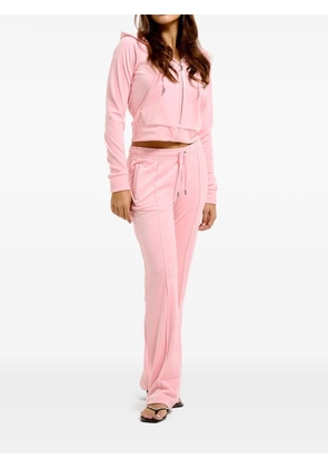 Juicy Couture diamanté velour track pants - Pink