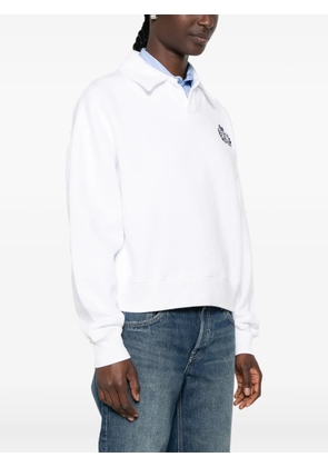Sporty & Rich embroidered-logo sweatshirt - White