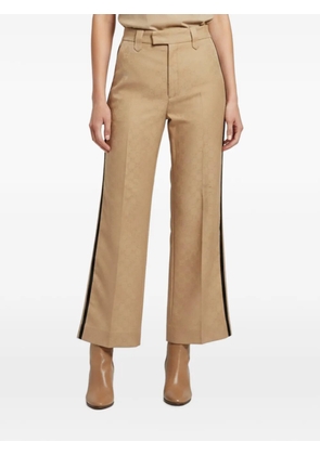 Gucci Pre-Owned x Adidas jacquard trousers - Neutrals