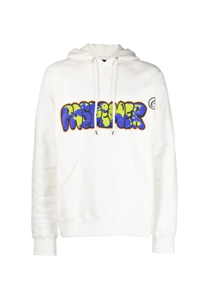 Pas de Mer graphic-print cotton hoodie - White
