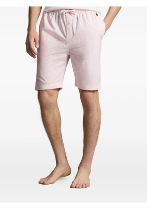 Polo Ralph Lauren striped drawstring-waist pajama shorts - Pink