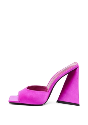 The Attico Devon satin heeeled sandals - Pink