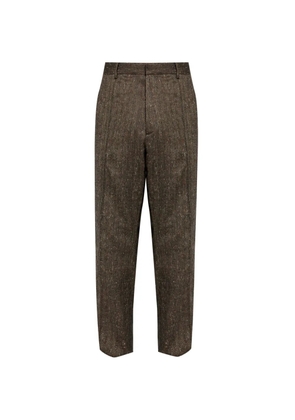 DSQUARED2 herringbone-pattern trousers - Brown