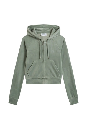 Juicy Couture diamanté velour hoodie - Green