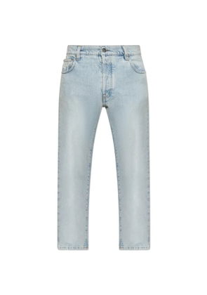 GALLERY DEPT. logo-patch straight-leg jeans - Blue
