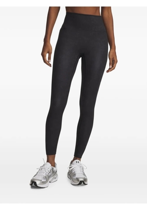 Under Armour Meridian suede-effect leggings - Black