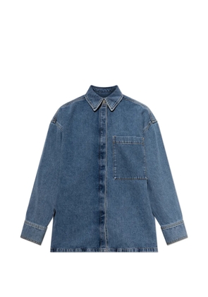 By Malene Birger Dea chest-pocket denim shirt - Blue