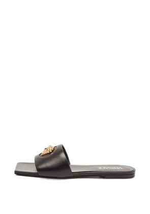 Versace Pre-Owned Medusa-plaque sandals - Black