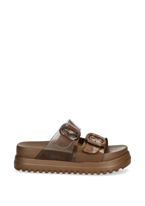 Melissa Cozy buckle-fastening sandals - Brown