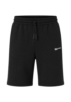 Karl Lagerfeld Jeans logo-print jersey shorts - Black